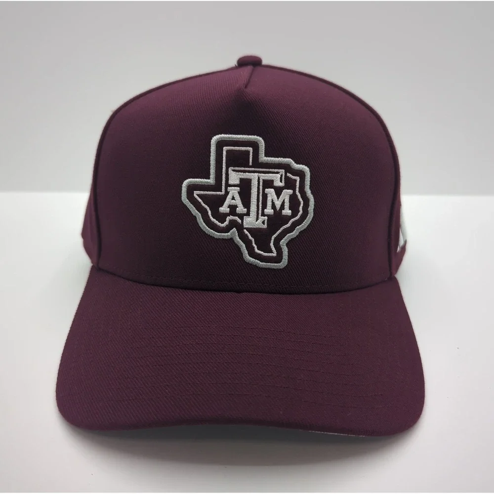 Adidas Texas A&M Aggies Maroon Local A-Frame Snapback‎ Hat Reveille KA9921 OSFM